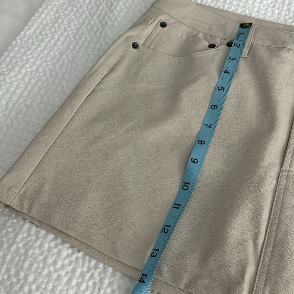 Faux Leather Skirt - Picture 8 of 8